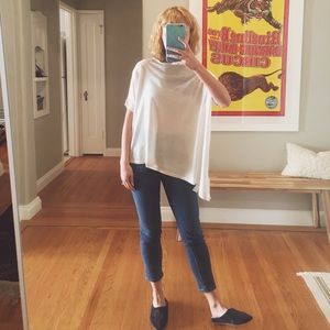 MANGO: asymmetrical poncho