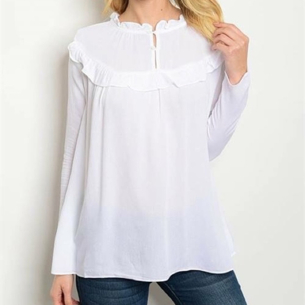 Off White Peter Pan Blouse