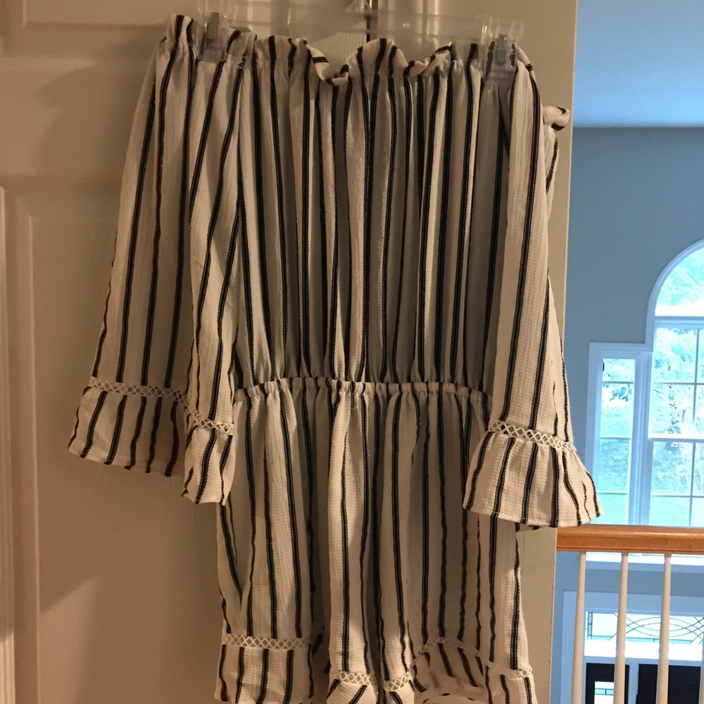 Off the shoulder romper PRICE REDUCED