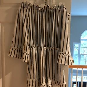 Off the shoulder romper PRICE REDUCED