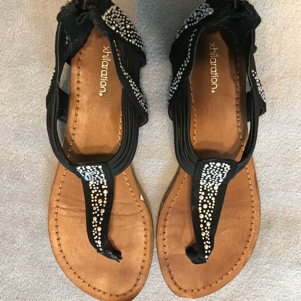 Blinged Sandals