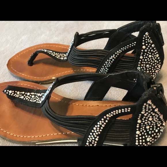Blinged Sandals - Picture 2 of 2