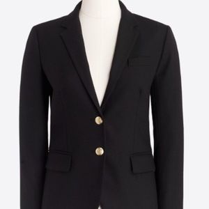 J Crew Schoolboy Blazer- black/ size 2