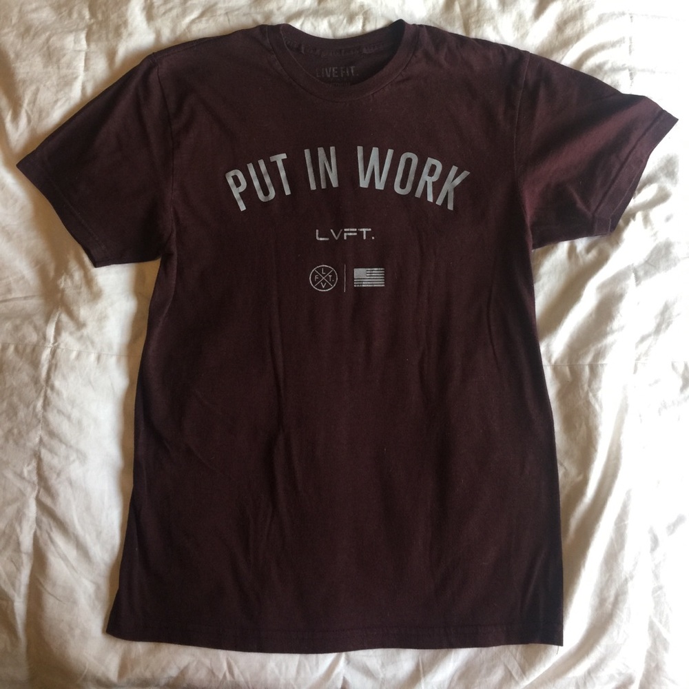 Live Fit. Put In Work Men's Tee
