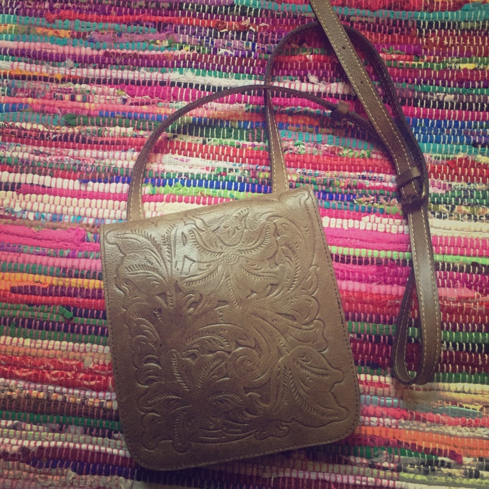 Patricia Nash crossbody - tooled leather