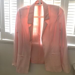 Blush pink blazer