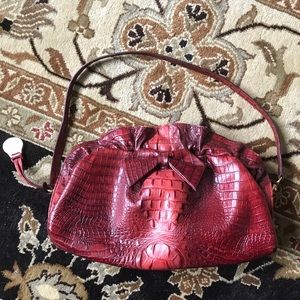 Rare and adorable red Brahmin bag- never used