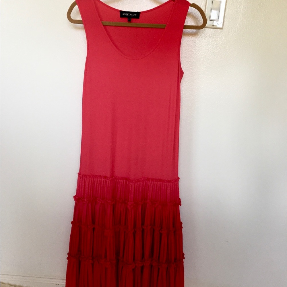 Sportstaff Pink Ruffled Dress Size 46