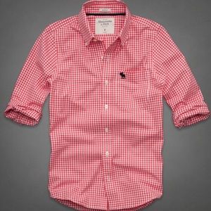 Men's casual button down shirt