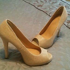 Gold  heels
