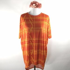 Lularoe Irma Tunic top Orange Yellow
