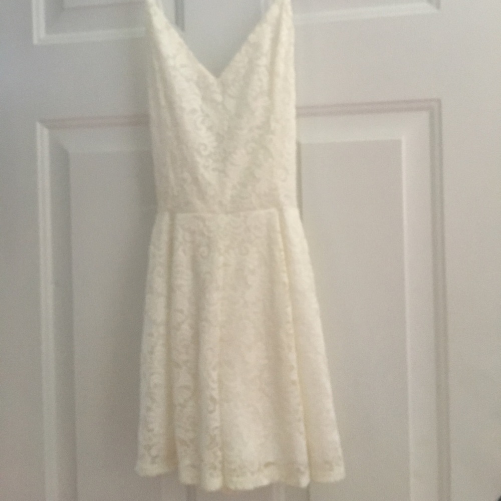 Cream romper play suit