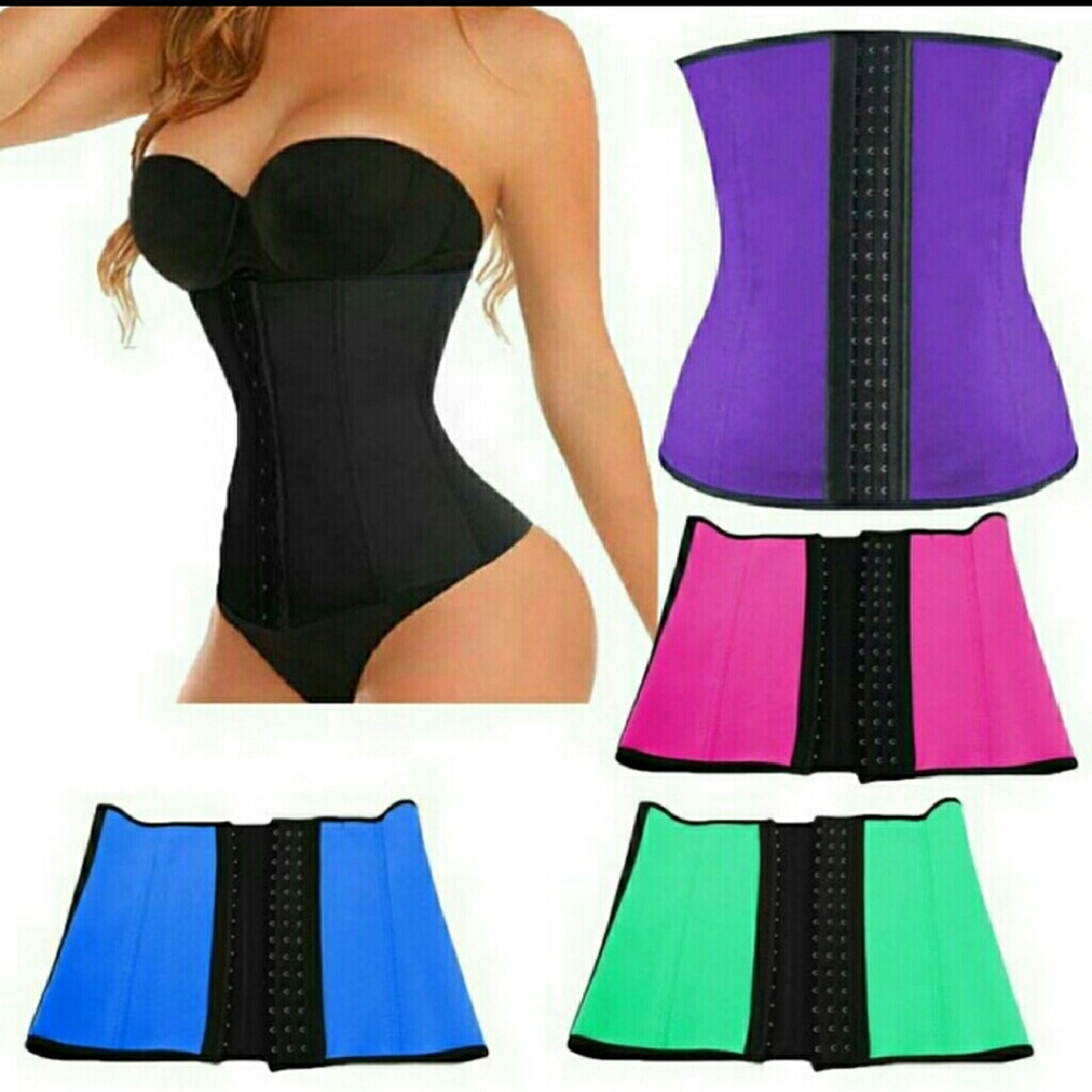 Neoprene Women Body shaper 4 steel boning