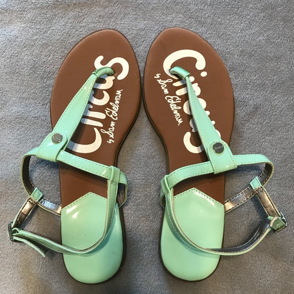 Mint Sandals - Picture 1 of 2