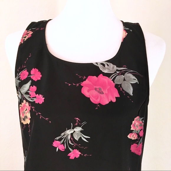 Free people floral slip shift mini dress - Picture 2 of 6