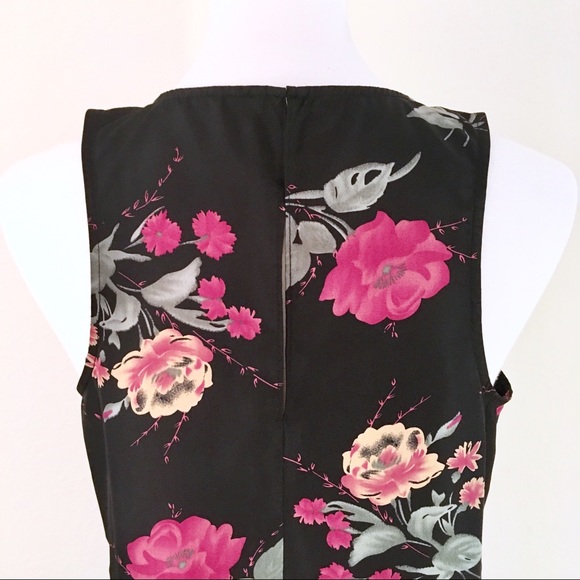 Free people floral slip shift mini dress - Picture 5 of 6