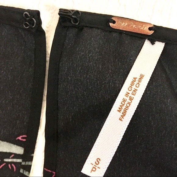 Free people floral slip shift mini dress - Picture 6 of 6