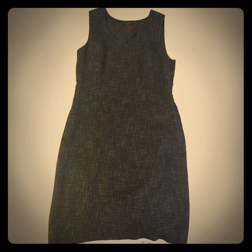 Black Tweed Dress - Great for Work!