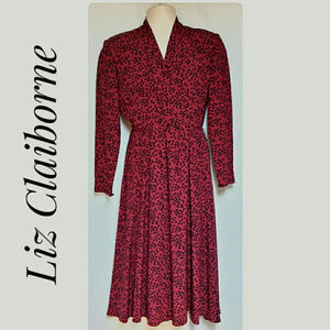 Liz Claiborne Dresses - Classic Liz Claiborne Career Dress Red/Black Sze 4 Liz Claiborne Dresses - Classic Liz Claiborne Career Dress Red/Black Sze 4