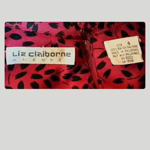 Liz Claiborne Dresses - Classic Liz Claiborne Career Dress Red/Black Sze 4 Liz Claiborne Dresses - Classic Liz Claiborne Career Dress Red/Black Sze 4