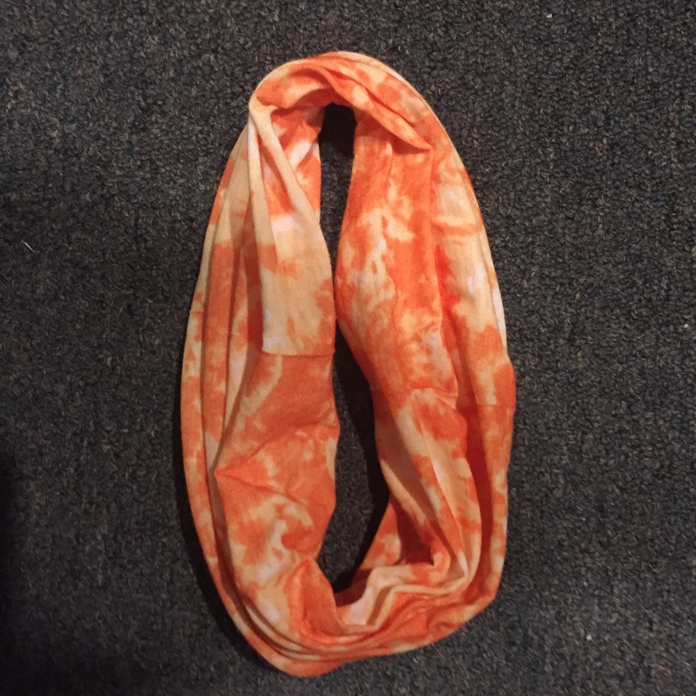 Orange Tie-Dye Beadband