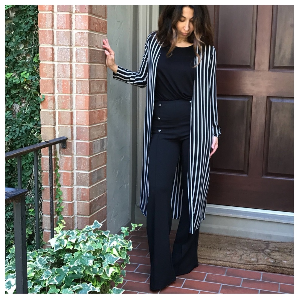 ✨LAST ONE ✨Black sailor style wide leg pants - Picture 8 of 8