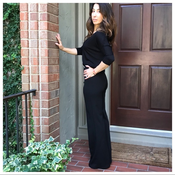 ✨LAST ONE ✨Black sailor style wide leg pants - Picture 3 of 8