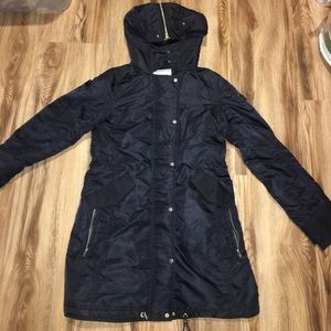 Women's Abercrombie & Fitch black parka