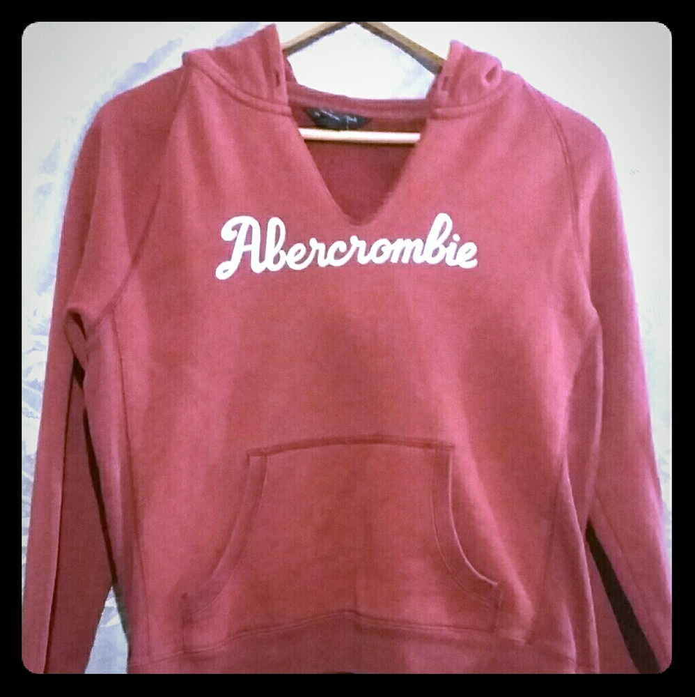 Abercrombie maroon hoodie