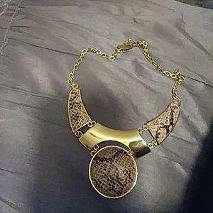 Snake skin Chain necklace