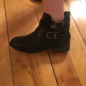 Booties with buckle