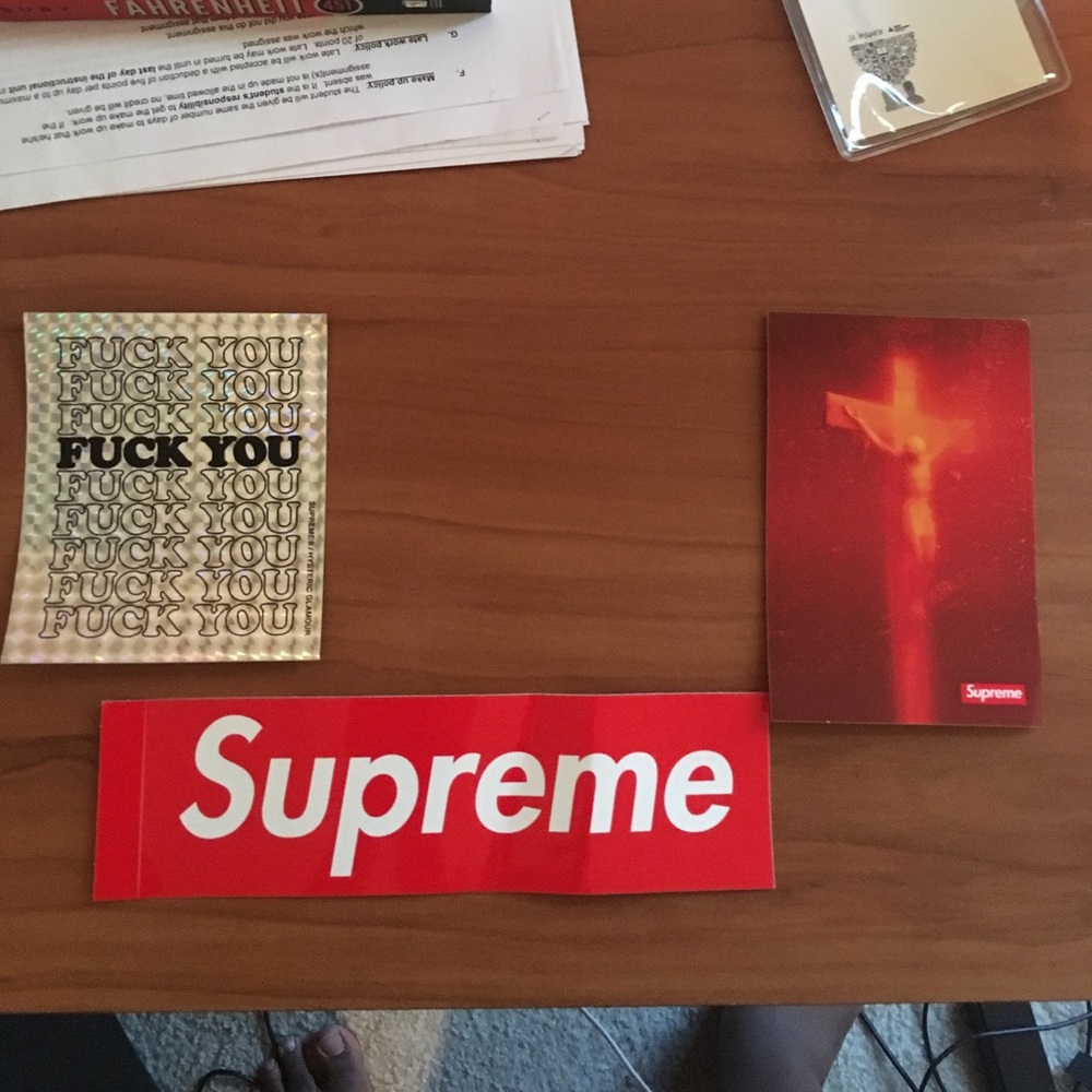 Supreme stickers