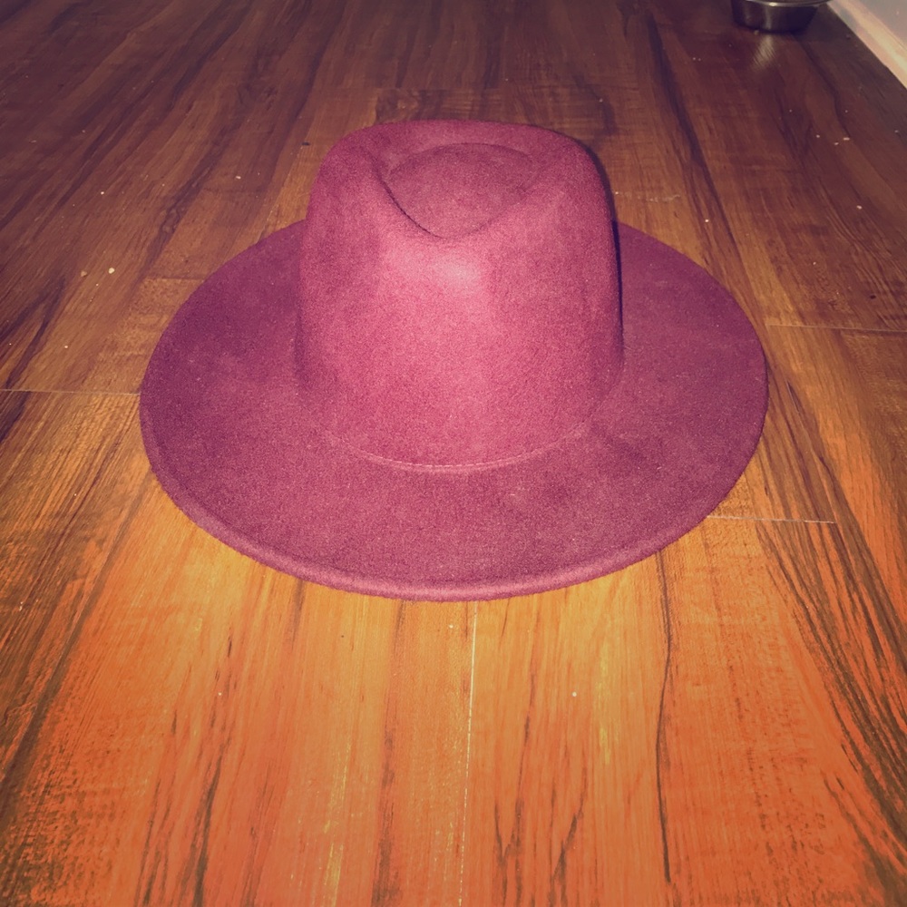 Oxblood Felt Hat