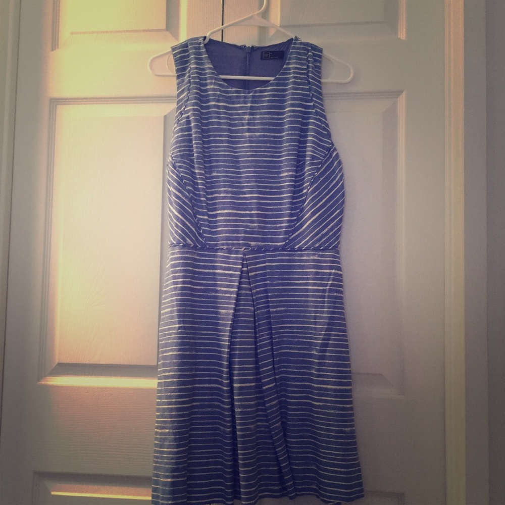 Blue Striped Dress