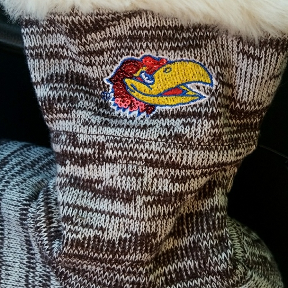 KU slipper boots