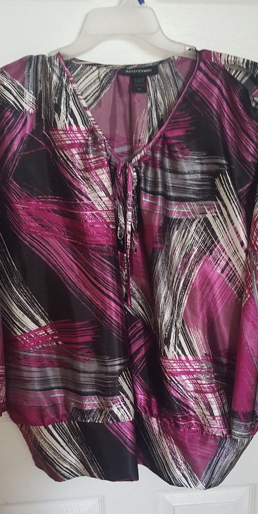 Satin multicolor dress shirt