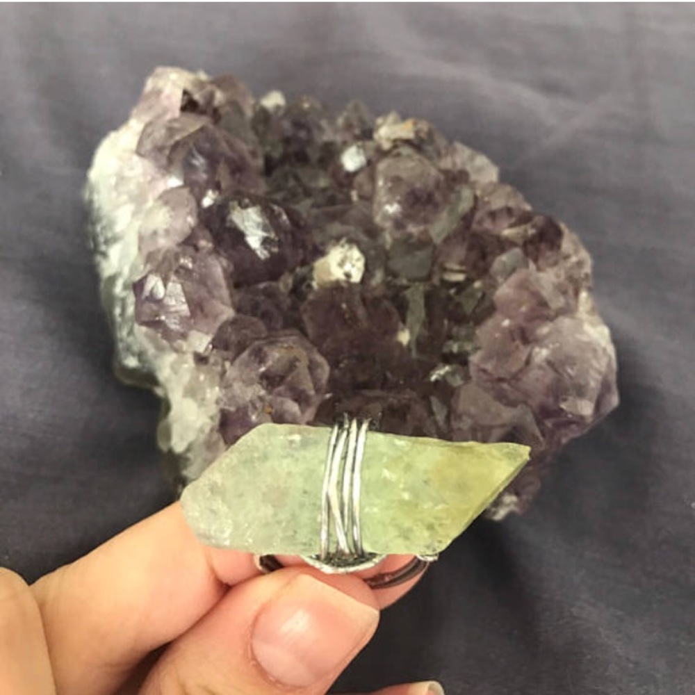 Handmade crystal ring - Picture 7 of 7