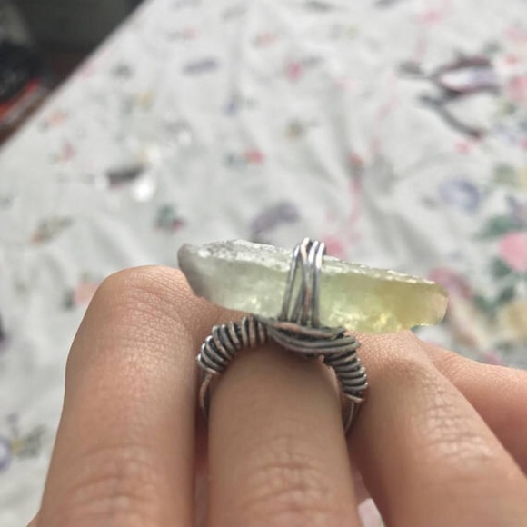 Handmade crystal ring - Picture 2 of 7
