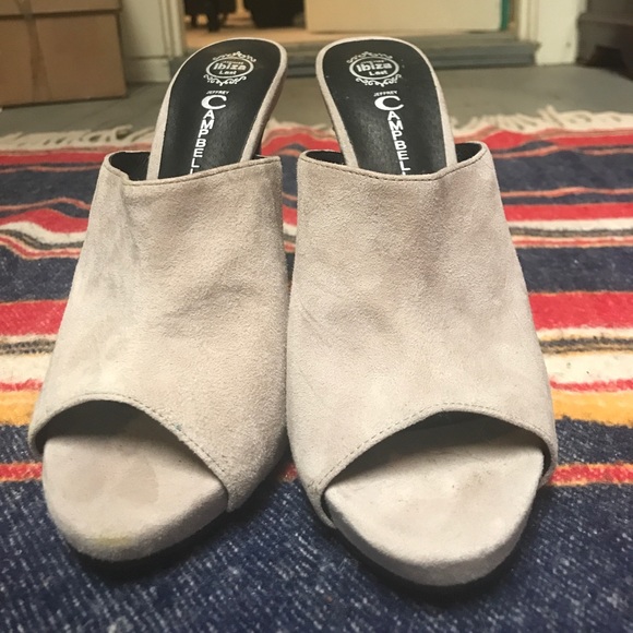 Jeffery Campbell mules - grey suede - Picture 2 of 5