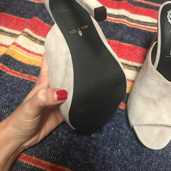 Jeffery Campbell mules - grey suede - Picture 3 of 5