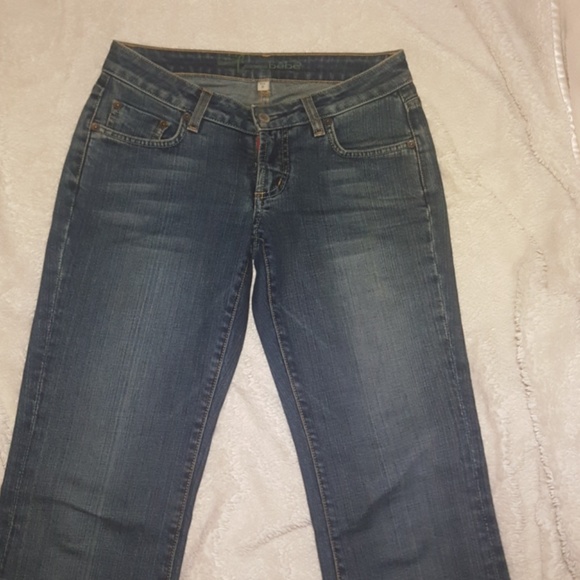 NWOT Bebe Jeans 27 Rhinestone BB's on Pockets!! - Picture 4 of 8