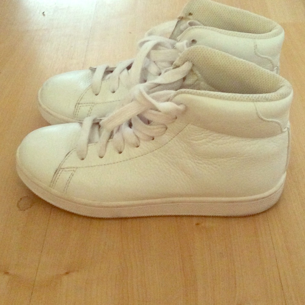 White sneakers