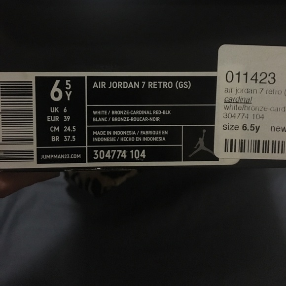 Jordan cardinals 7s - Picture 2 of 5