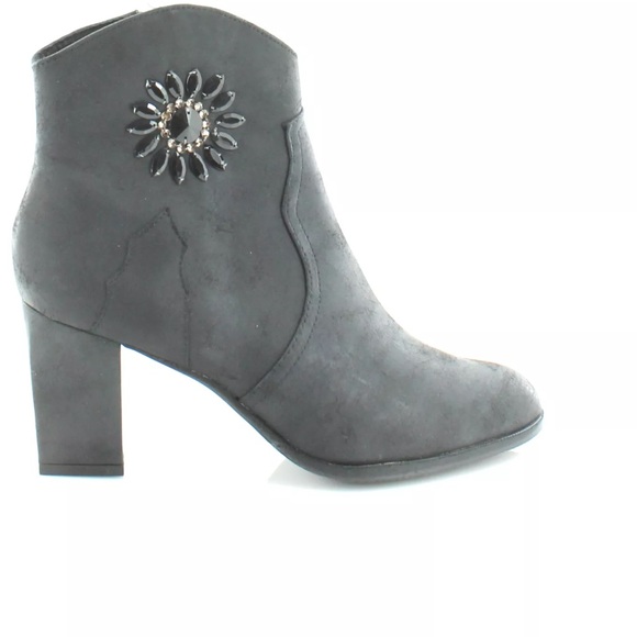 NWT Embellished Gray Bootie - Picture 8 of 8
