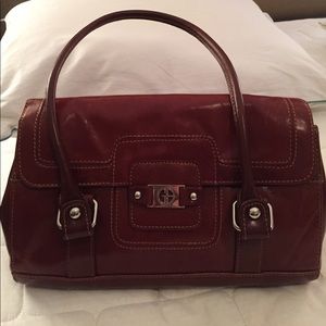 Giani Bernini real leather satchel