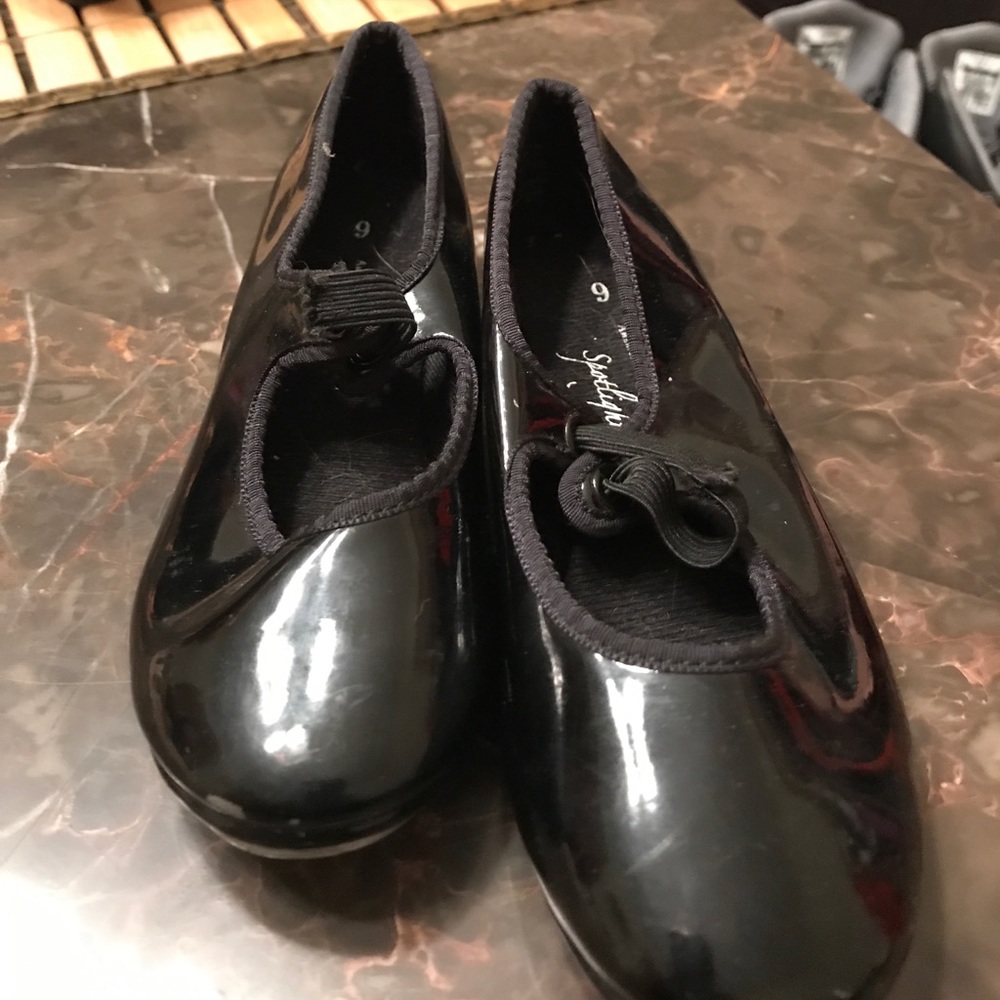 Little girl tap shoes