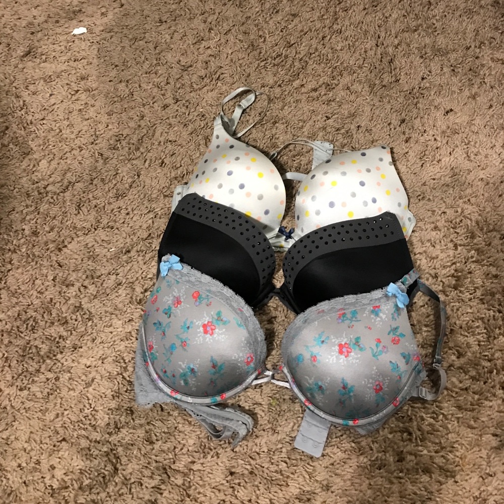 3 Aerie Bras push-up