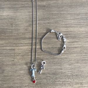 Necklace, Bracelet, & Charms to switch out!