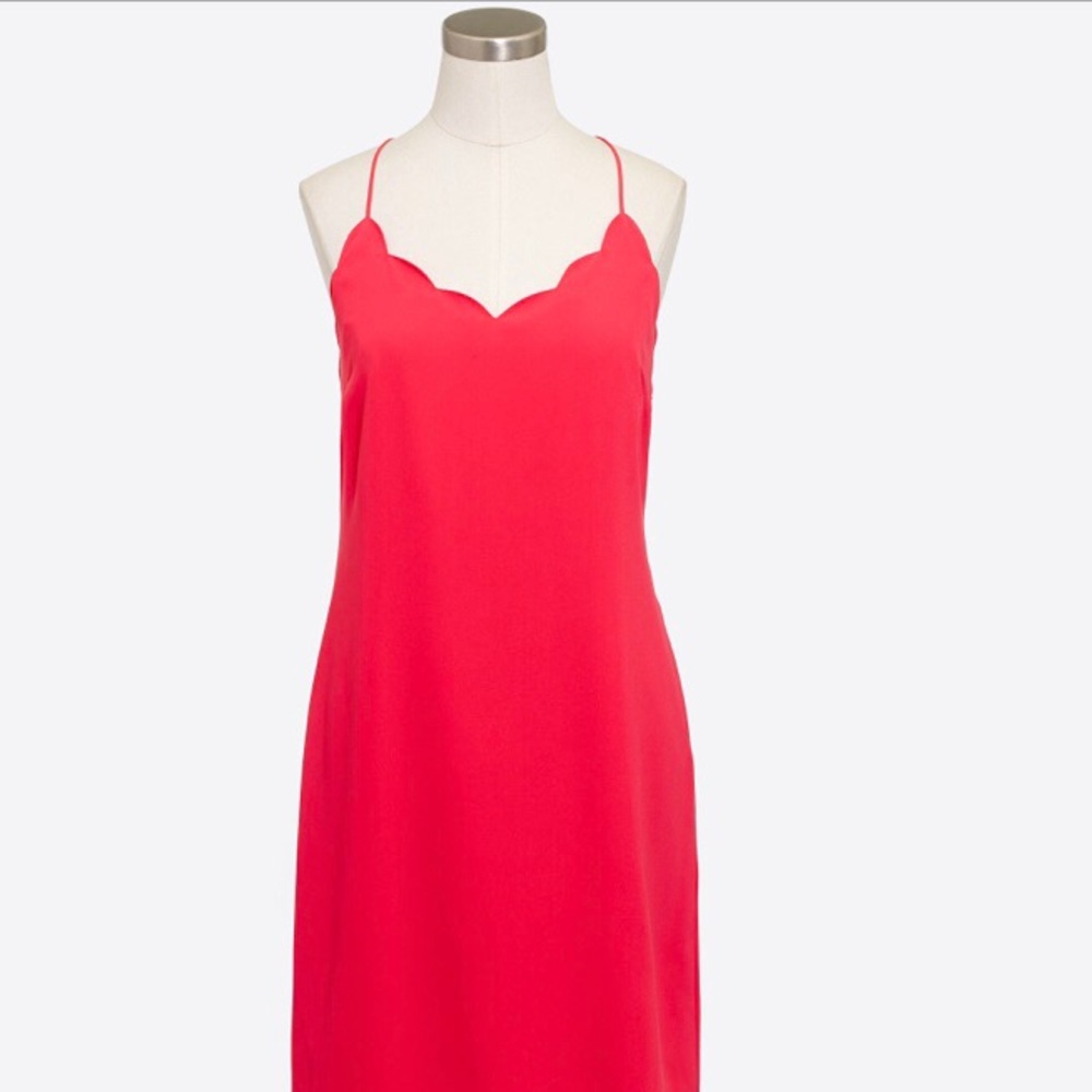Scalloped J. Crew Dress