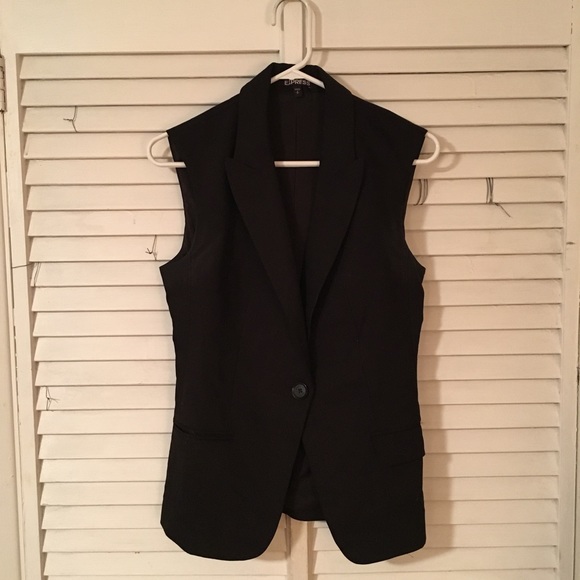 express sleeveless blazer